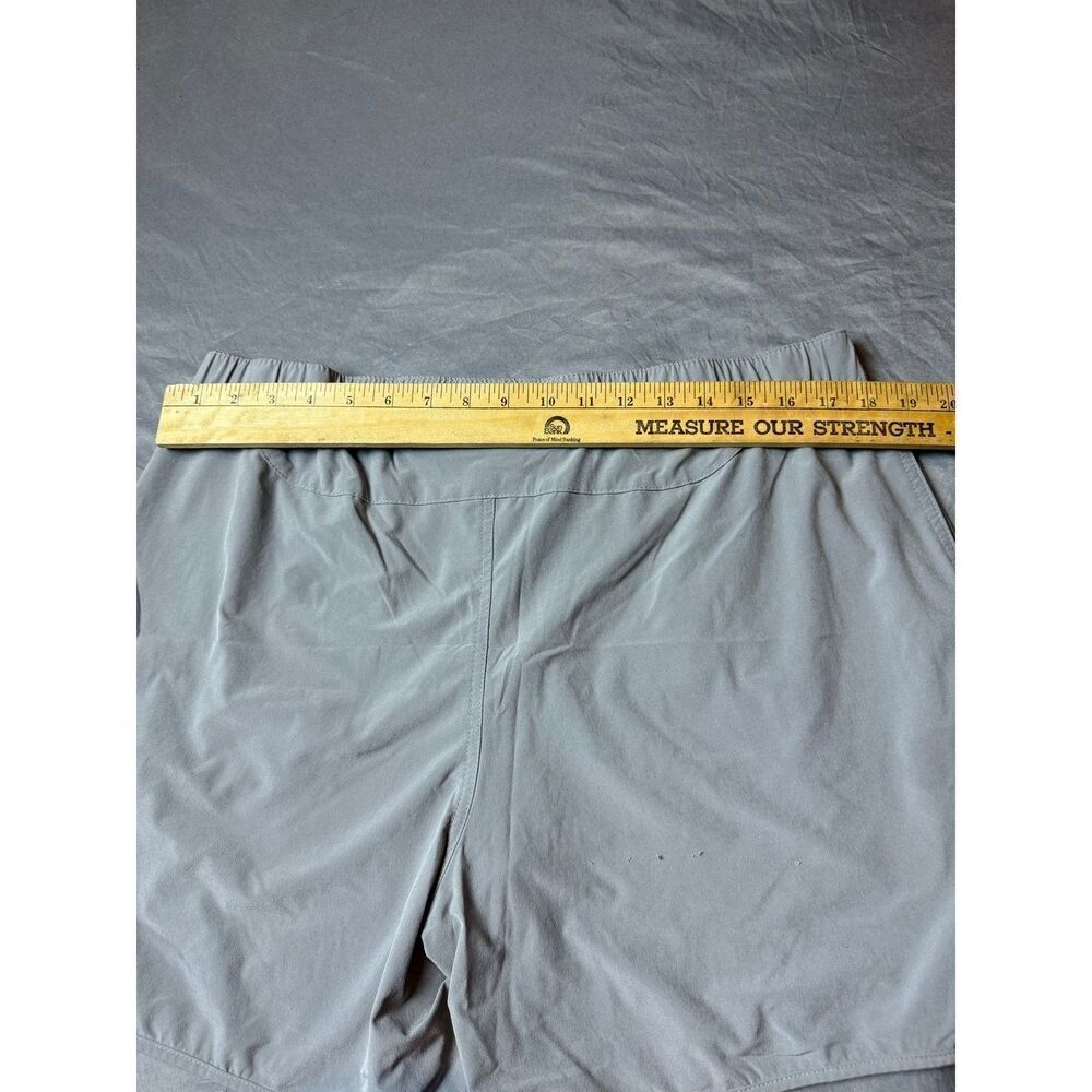 Abercrombie Fitch Shorts Mens Extra Large Gray Stretch - Picture 7 of 7